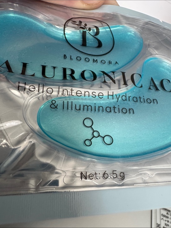 Bloomora Other - Hyaluronic Eye Masks — Blue Hydrating Gel Patches